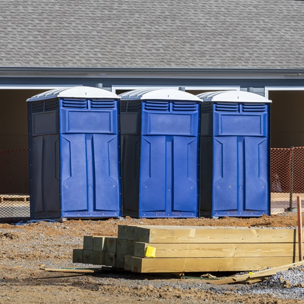 is there a specific order in which to place multiple portable restrooms in Hurricane